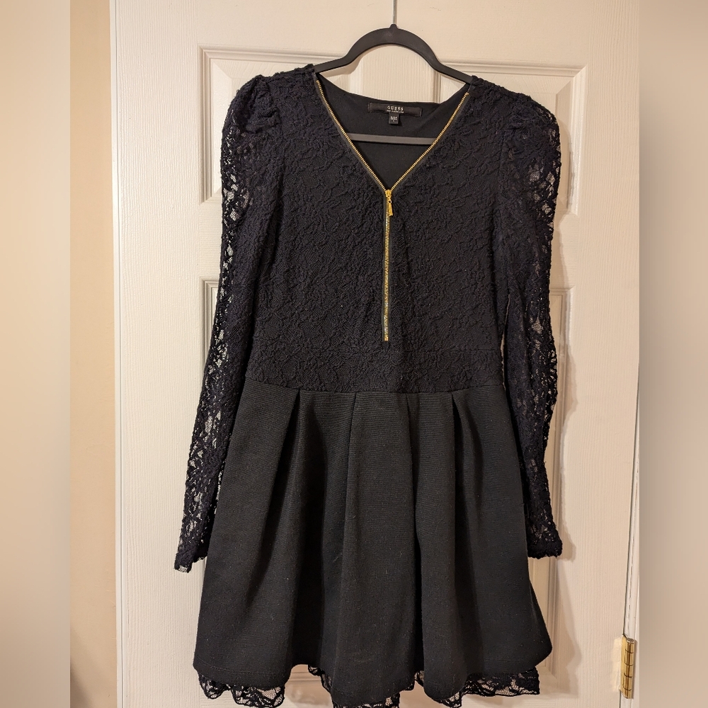 Guess black lace Dress